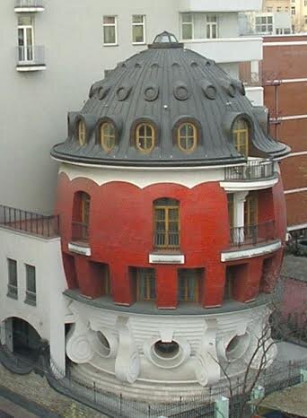 Дом-яйцо, вид сверху