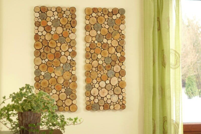 Декоративные украшения для стен из деревянных реек, досок или брусков: как  сделать своими руками деревянное панно и куда его пов | Epoxy-Wood | Дзен