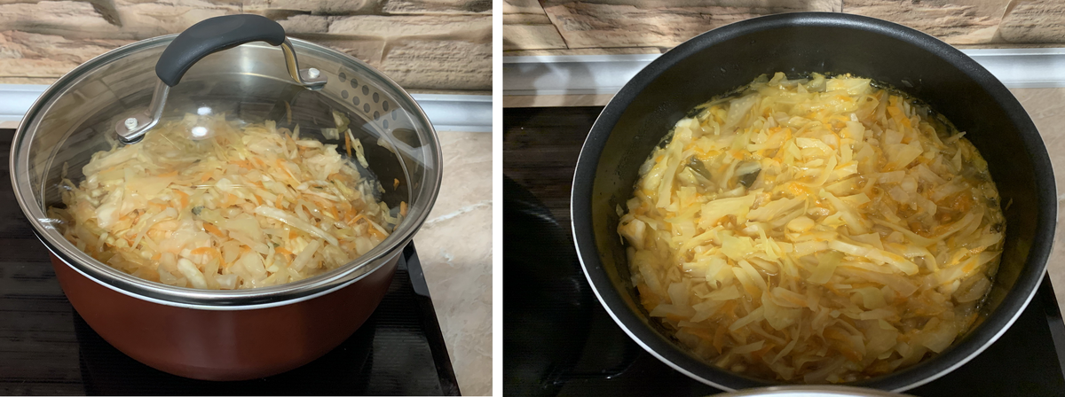 Тушим капусту