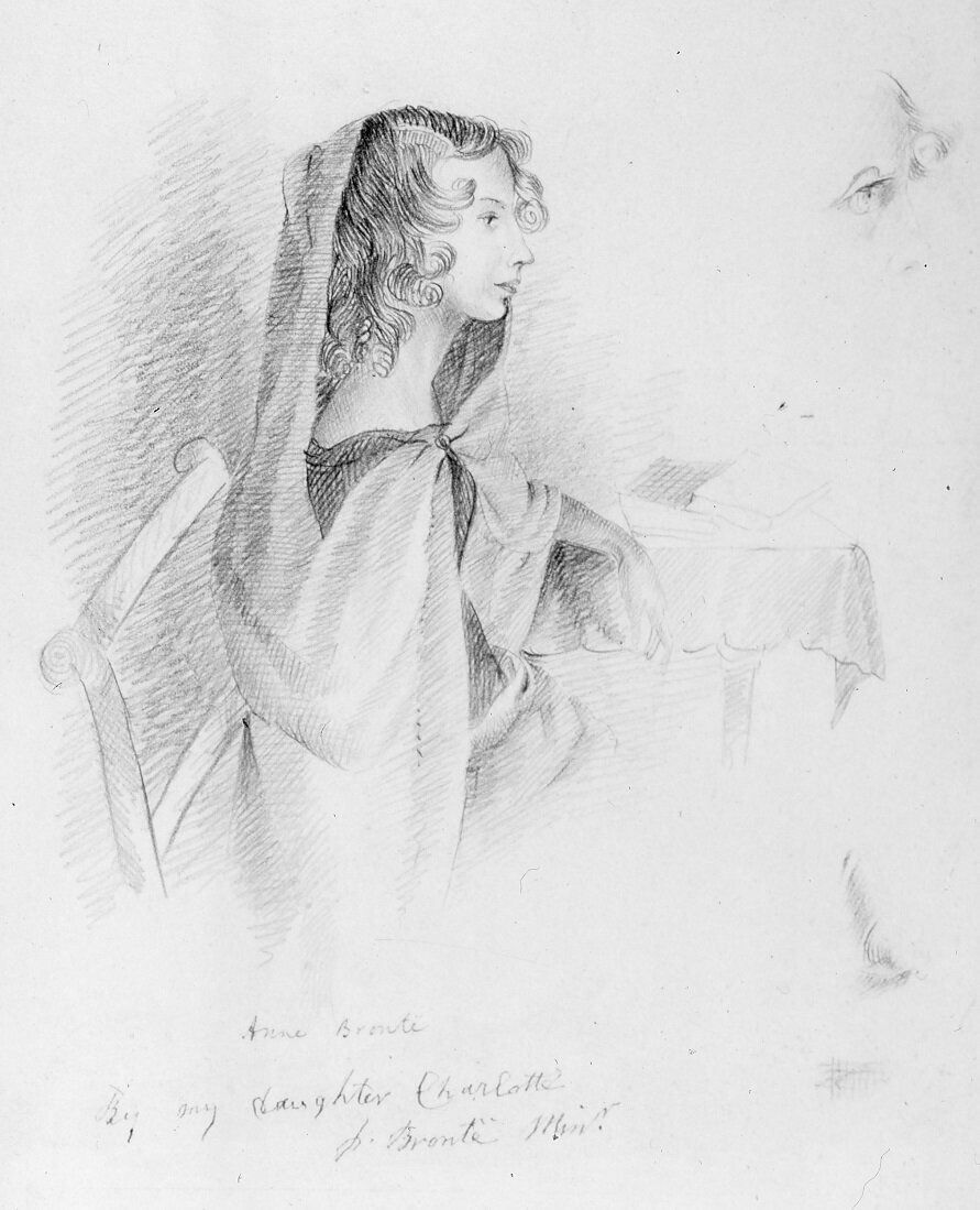 Набросок портрета Энн, сделанный Шарлоттой Бронте (Источник: 
annebronte200.com) 