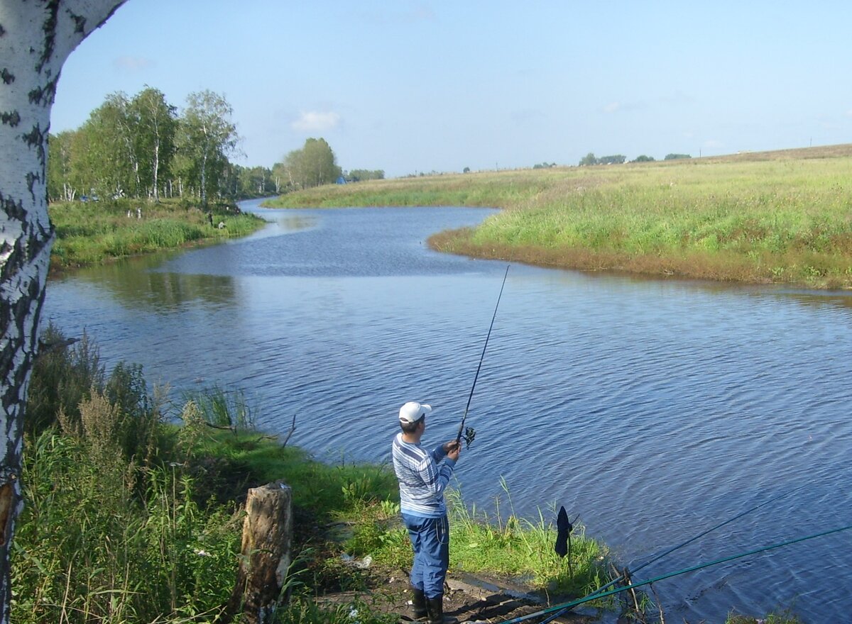 рыбалка река