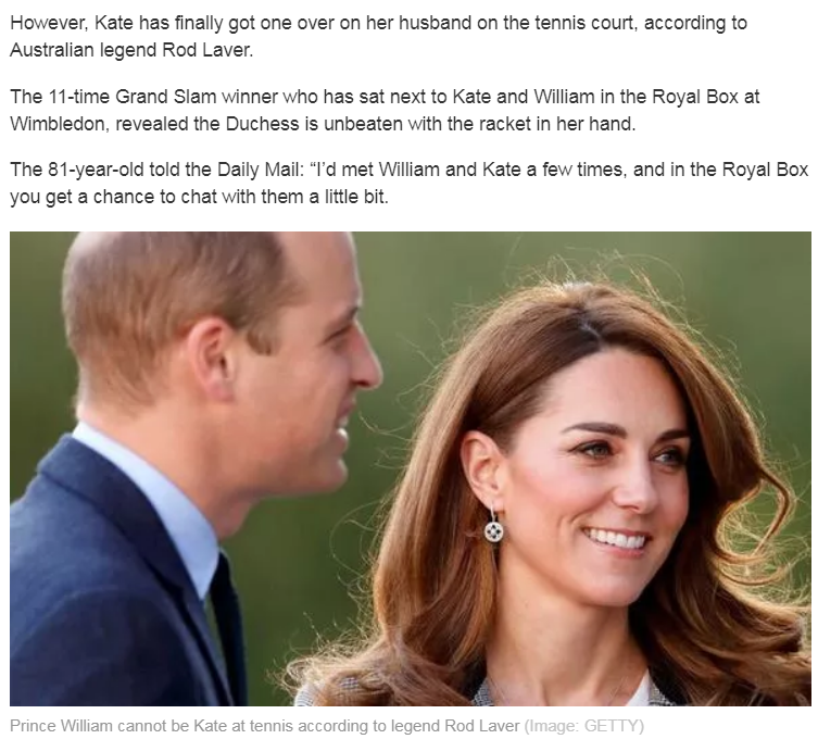 Источник скриншота https://www.express.co.uk/news/royal/1235761/Kate-middleton-news-prince-william-latest-sport-duchess-of-cambridge 