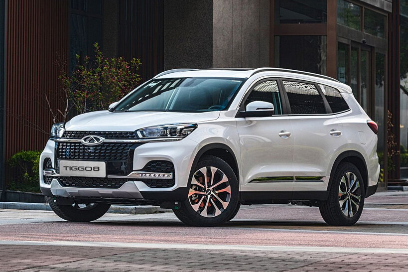 Готовящийся к выходу на российском рынке Chery Tiggo 8. Фото: Chery
