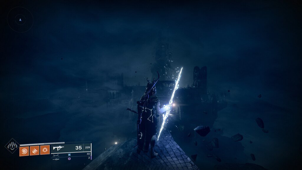 Наш герой стоит перед входом в Рейд