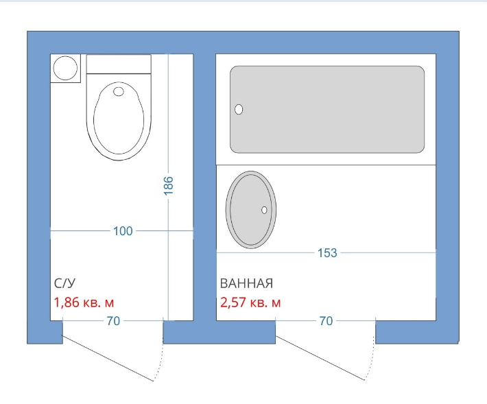 Размеры ванной комнаты в хрущевке. Раздельный санузел планировка 2.5 на 2.5. Санузел 2х2 планировка с душевой кабиной. Санузел с душевой 2х2 чертеж. Ширина стандартного туалета в панельном доме.
