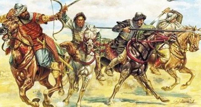 Хазарская кавалерия в атаке