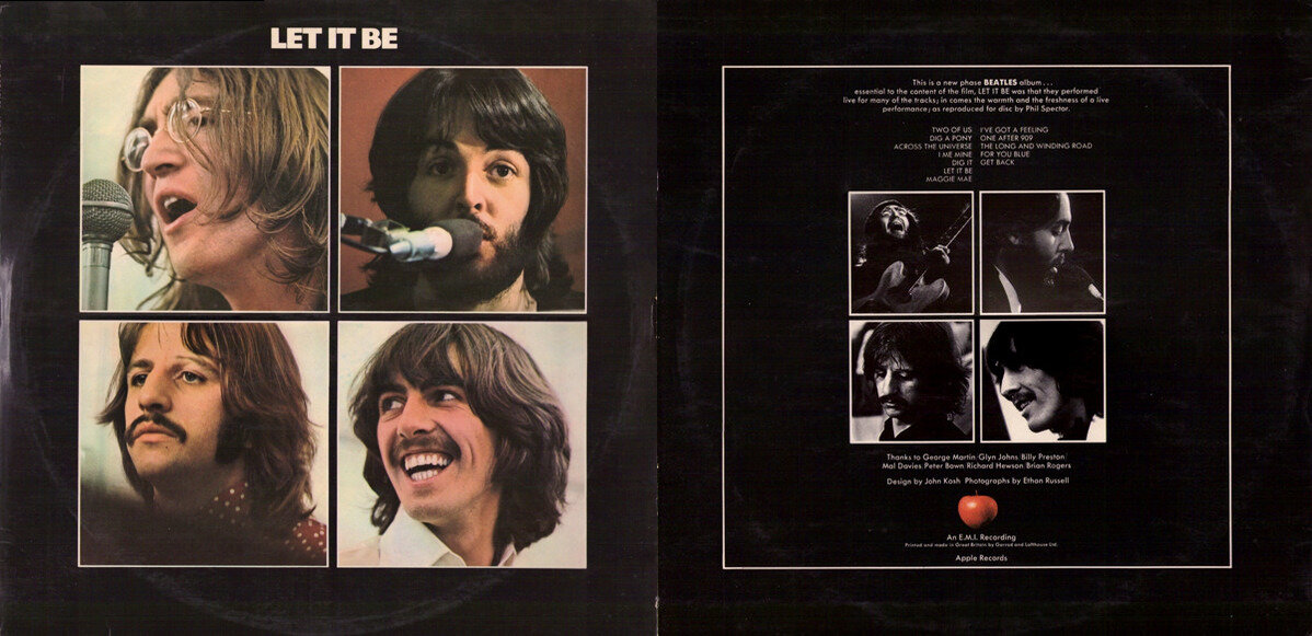 The Beatles «Let It Be», 1970 год.