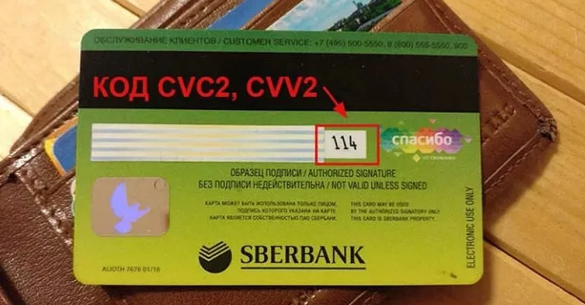Карта мир код cvv2 cvc2