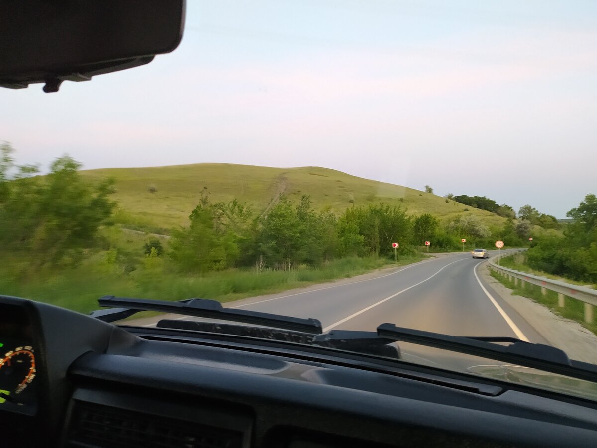Въезд на возвышенность:)