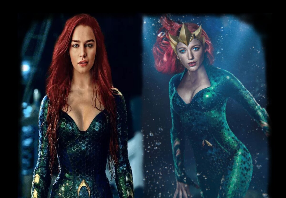 Эмилия Кларк и Блейк Лайвли в роли Меры. ФанАрт