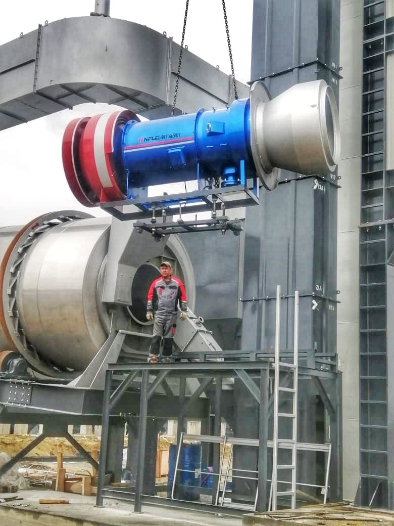 Шефмонтаж АБЗ NFLG серии Solo 5000M