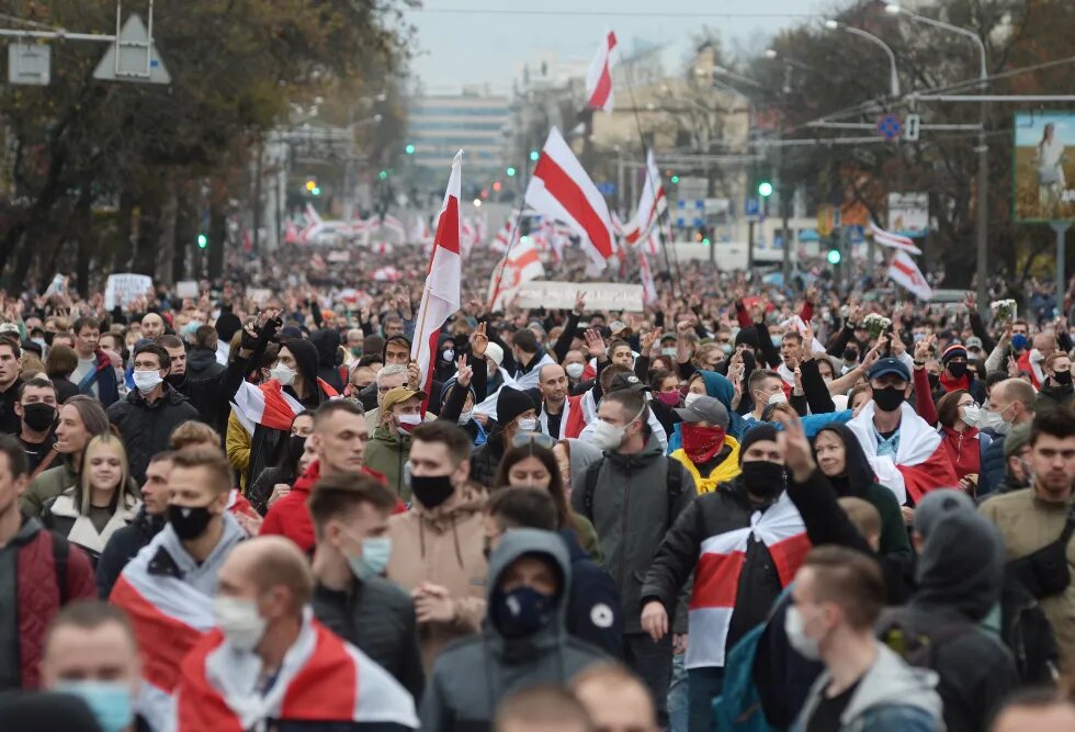 Акция протеста в Беларуси