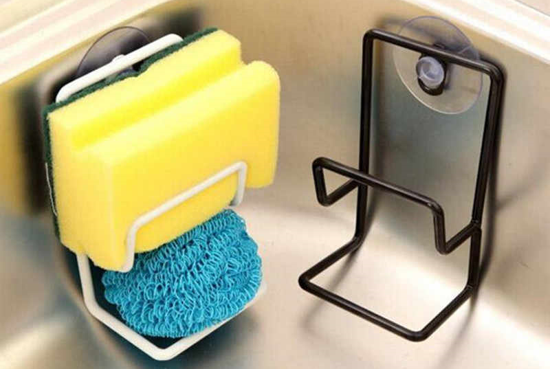 Вот пример как закрепить внутри раковины, очень удобно и практично)