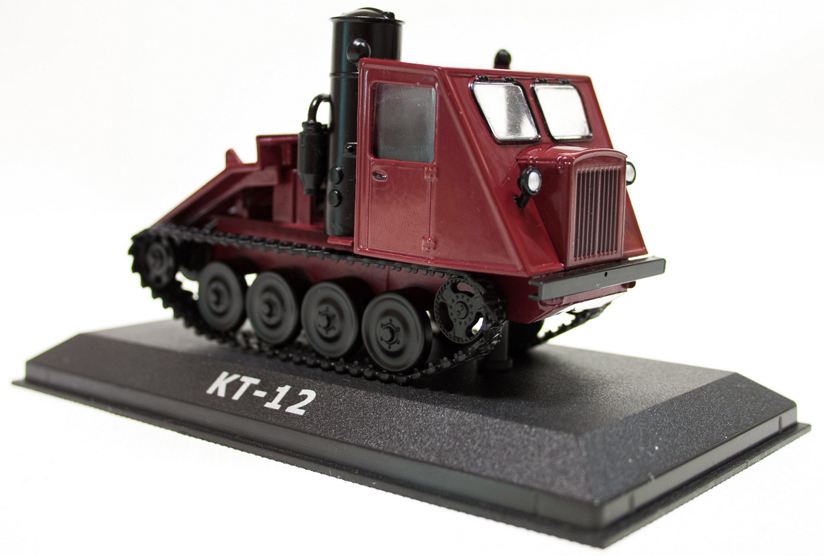 Масштабная модель трактора КТ-12 из журнала «Тракторы: история, люди, машины».