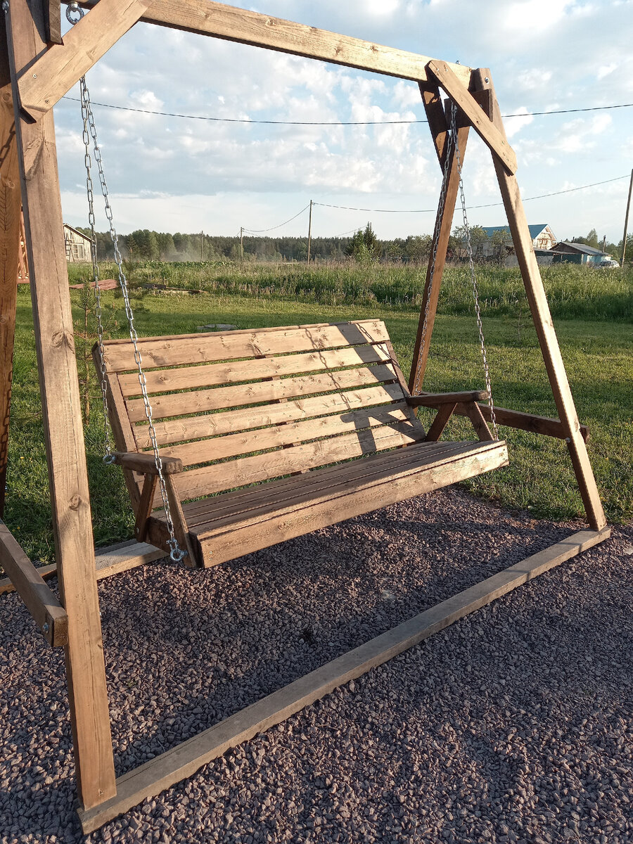 Качели, чтобы наслаждаться видом и расслабляться