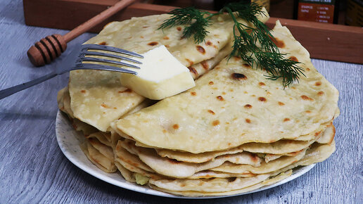 Рецепт от знакомой Татарки - Кыстыбый с картошкой. Татарская Кухня