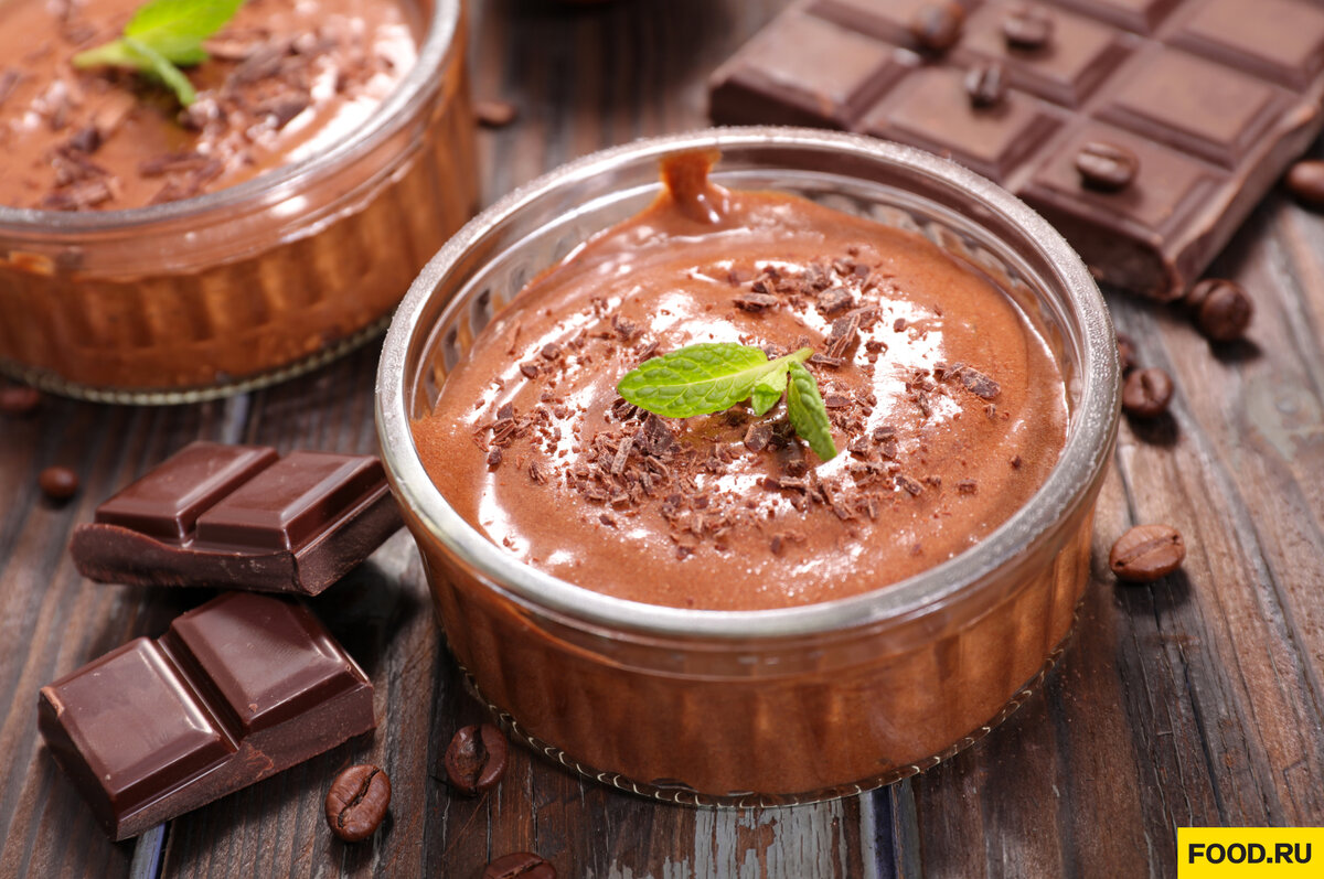 Воздушный мусс с шоколадом