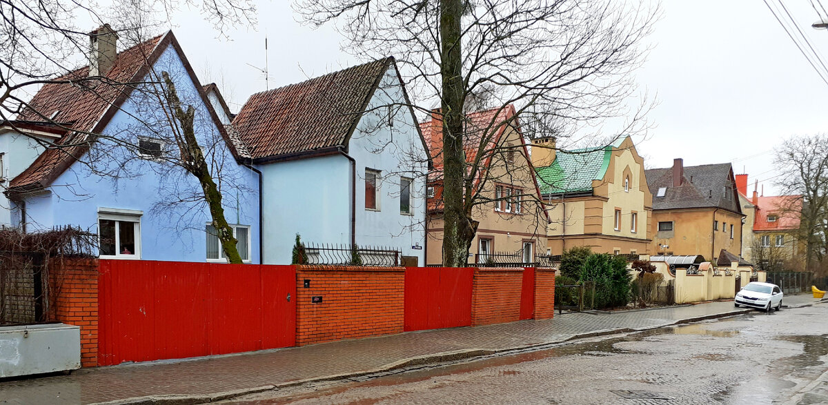 Улица Тургенева (бывш. Hoverbeckstrasse) в Марауненхофе. Фото автора