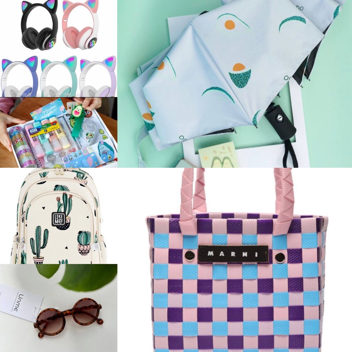 Супер- пупер полезный пост!
ТОП подарков для девочек 6-13 лет, которые точно приведут в восторг 🔥🔥🔥
Ну признайтесь же, признайтесь, что тоже ходите на детские дни рождения миллион раз в году и уже вся фантазия иссякла, да и своим уже не знаешь, что дарить. Дети друзей, крестницы, племянницы, одноклассницы🤯 сохраняйте наш список и ставьте лайк, если уже надоело дарить Лего 😵‍💫 как всегда, все удобно и с ссылками. Подарки проверены не раз, всегда тысячу спасибо и лучи счастья! 
1️⃣ Беспроводные наушники. Подключаются к телефону через Bluetooth и ребёнку классно и вы не мучаетесь «Солнцем Монако». 
💰1114 руб. и не смотрите на цену😒, у нас такие, служат 2 года. 

https://www.wildberries.ru/catalog/17034282/detail.aspx?targetUrl=MS&size=47668938
TWS Pro Наушники детские с ушками кошки/ Светящиеся беспроводные наушники для телефона/ Игровые с микрофоном
2️⃣Классный зонт ☂️! Может, у ребёнка уже есть? Так они и теряются со скоростью света. Этот отличный. Опробовала лично👌🏻 
💰744руб 

https://www.wildberries.ru/catalog/29396866/detail.aspx?targetUrl=LC&size=65658132
storiz Зонт женский автомат складной компактный облегченный большой прочный в 3 сложения с чехлом рисунком
3️⃣Набор классных канцелярских товаров в корейском стиле. Аня была от такого в полном восторге и пользуется всем
💰1980руб

https://www.ozon.ru/products/472582047/?asb=%252FyvqaITGEVTNavkQabaHN0IeAWooK%252F4bUzD74rzVels%253D&asb2=1dOKzNyoPj03gLXOWXCWS8MH8EByN7rqDrpfVixZQxRU0aIha07mh1TgNQFhDxJQ&keywords=%D0%BD%D0%B0%D0%B1%D0%BE%D1%80+%D0%BA%D0%B0%D0%BD%D1%86%D0%B5%D0%BB%D1%8F%D1%80%D0%B8%D0%B8+%D0%B4%D0%BB%D1%8F+%D0%B4%D0%B5%D0%B2%D0%BE%D1%87%D0%B5%D0%BA&sh=rkkpZvwe9w&from=share_ios
4️⃣Удобный вместительный рюкзак. С таким можно и в школу, и в поездку, и на секции
💰 2686 руб.

https://www.wildberries.ru/catalog/28674762/detail.aspx?targetUrl=MS&size=64600795
like.me Школьный рюкзак School для девочки / женский
5️⃣классная сумка, которая сделает любой образ очень модным 
💰 5094руб

https://www.wildberries.ru/catalog/27761396/detail.aspx?targetUrl=MS&size=63211324
Marni Сумка
6️⃣ солнечные очки в оправе, которая подойдёт любому типу лица! Впереди лето и они точно будут в ходу! Сейчас на ВБ они с хорошей скидкой! 
💰 657 руб 

https://www.wildberries.ru/catalog/69173532/detail.aspx?targetUrl=MS&size=118992426
Unme Солнцезащитные очки для девочек детские

https://loft-found.ru/product/stul-bevit-2?variant_id=285059321