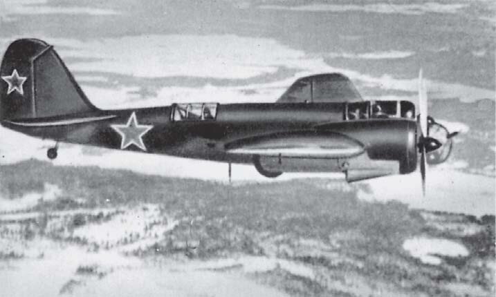 Фронтовой бомбардировщик СБ (1934 г.) Картинка из свободных источников