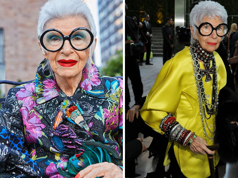 Умопомрачительная Айриш Апфель в возрасте 95 лет