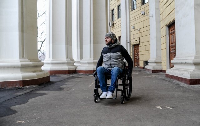    Инвалид-колясочник Дарья Антонова © ИА REGNUM