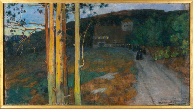 Андре Девамбез «Сумеречная процессия», 1902 г.