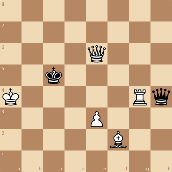 Мат в 2 хода. Белые начинают.