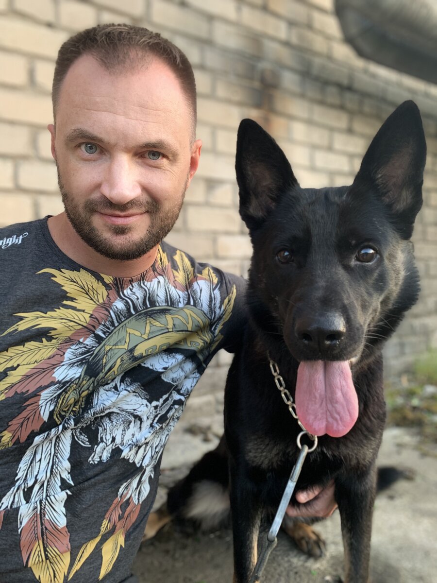 Немецкая овчарка "Джесси" и я