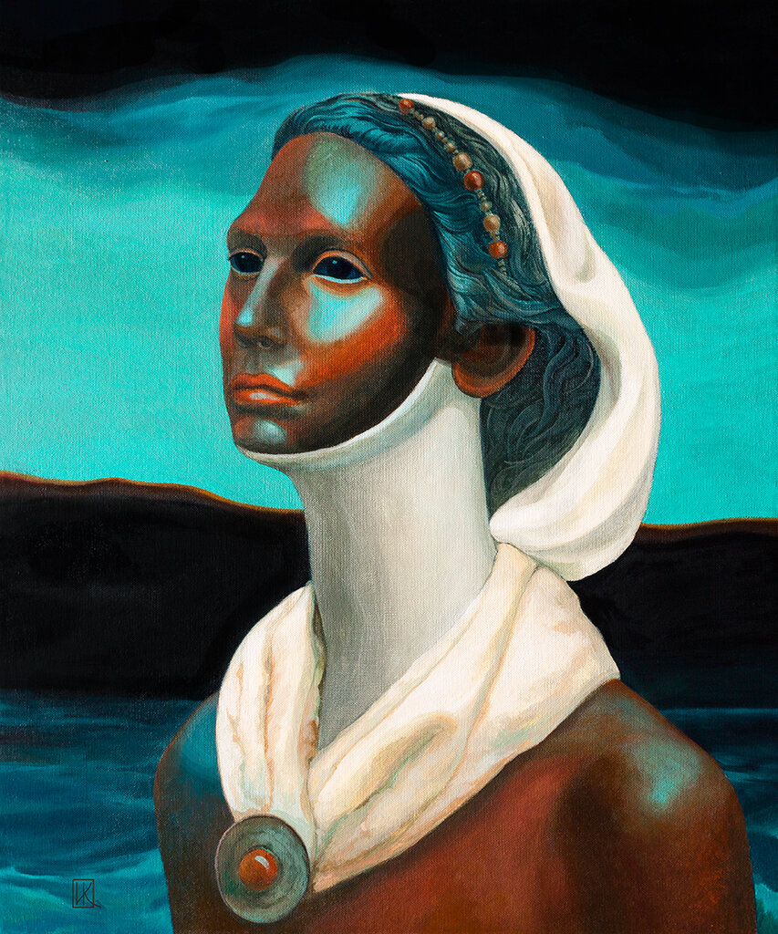 холст, акрил, масло, 60х50 см.