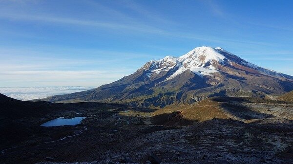 Чимборасо. Эквадор. Источник:  https://pixabay.com/photos/nature-mountain-ecuador-chimborazo-765655/