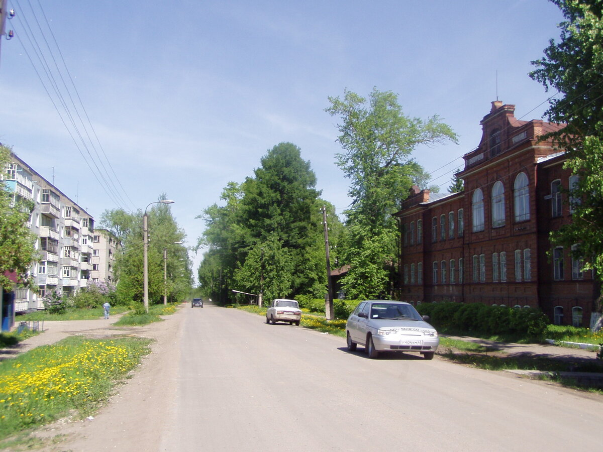 Одна из улиц городка