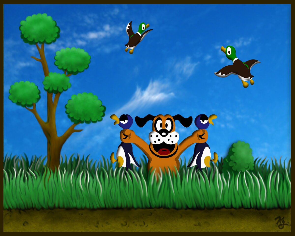 Duck Hunt (Утиная охота) Dendy