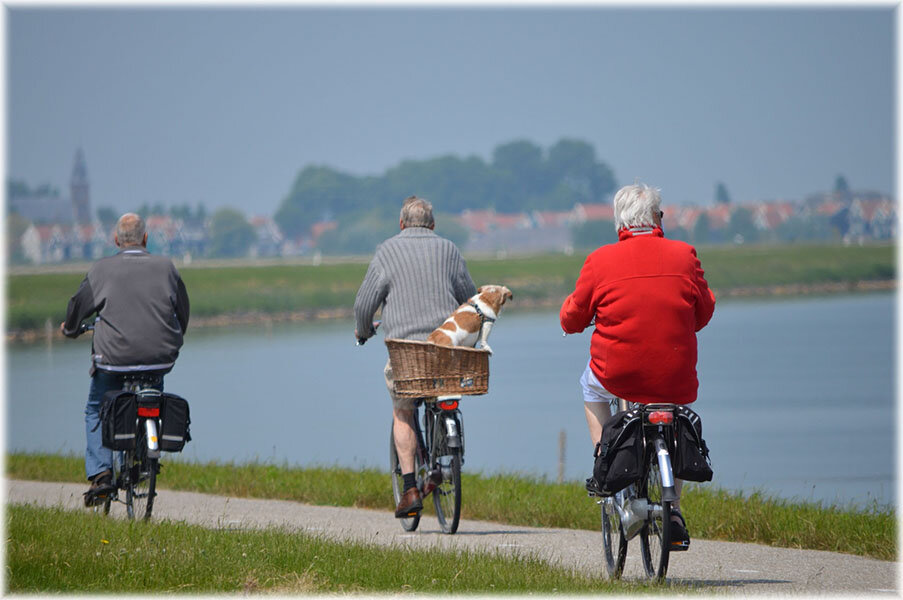 Велосипедные прогулки — действительно полезное занятие для любого возраста