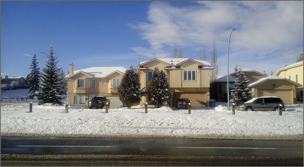 Городские зарисовки, чей-то дом, Калгари, Канада
