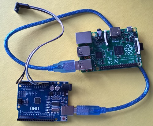 Рисунок 2  - Содействие Arduino и Raspberry Pi  
