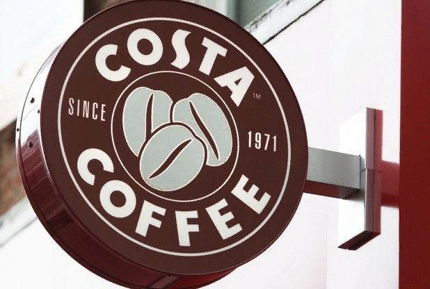 Логотип Costa Coffee.