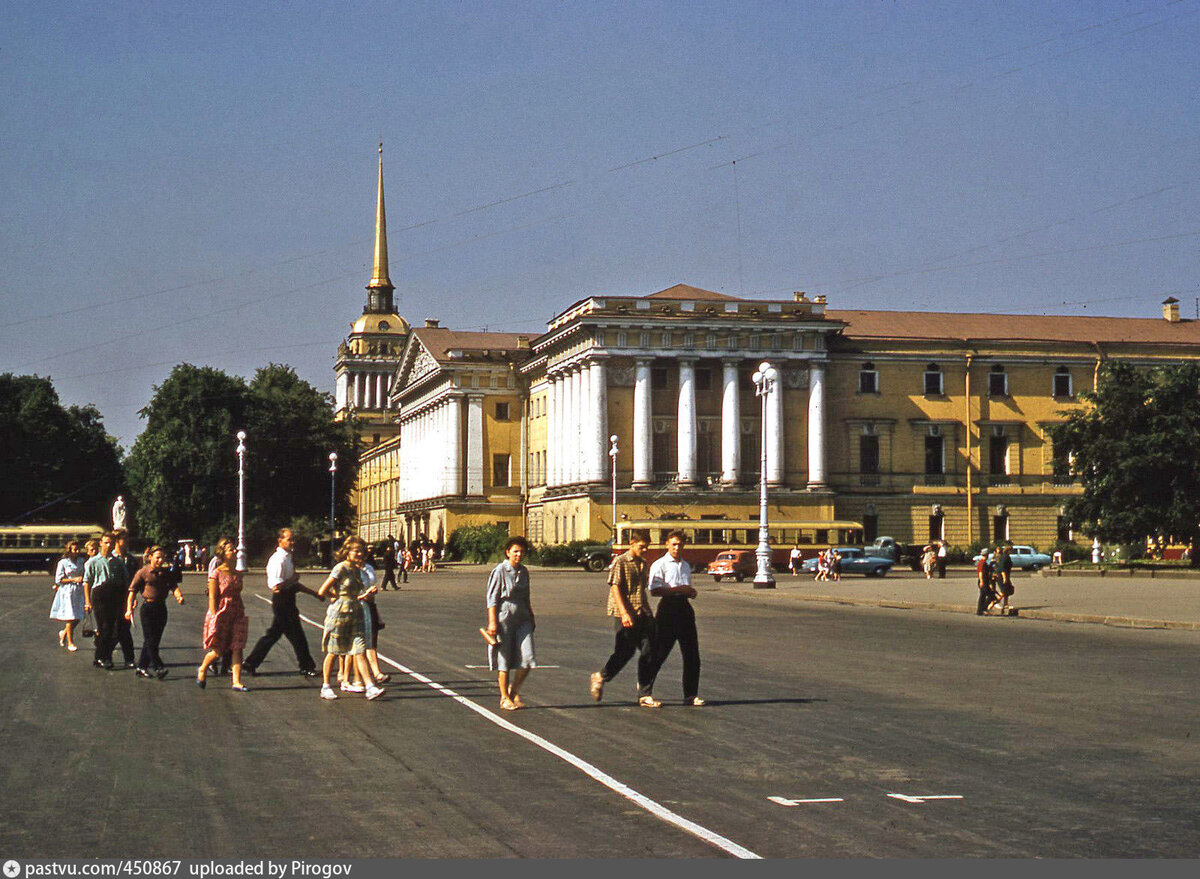 Ленинград Дворцовая площадь 1960