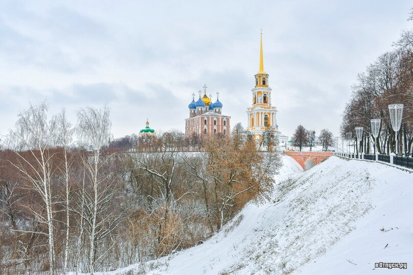 Рязань достопримечательности зимой