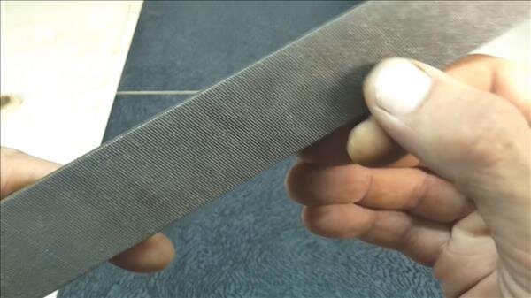 Разборка напильника для заточки