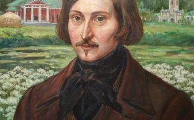 Гоголь. Художник Филипп Москвитин. 2007. Цветной портрет.