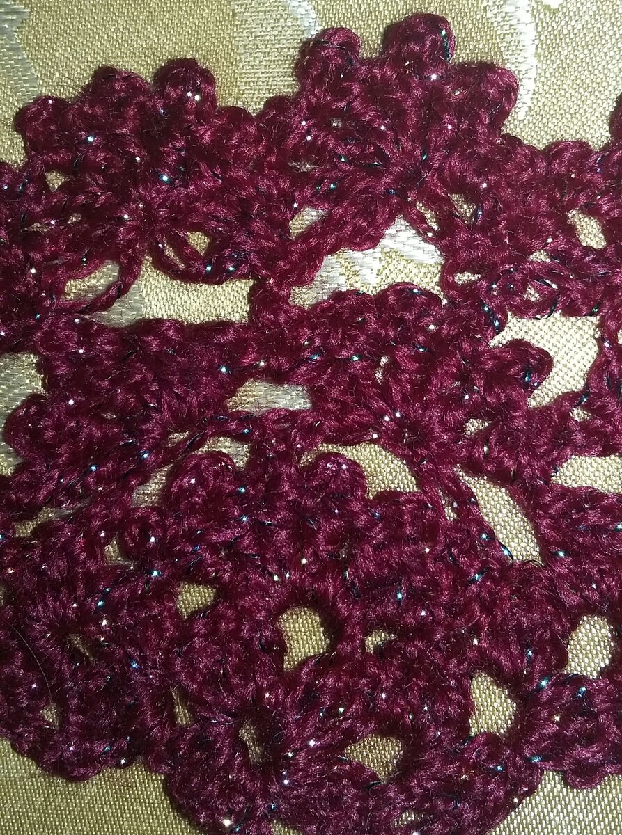 Соломоновы петли и 6 пико - основной узор