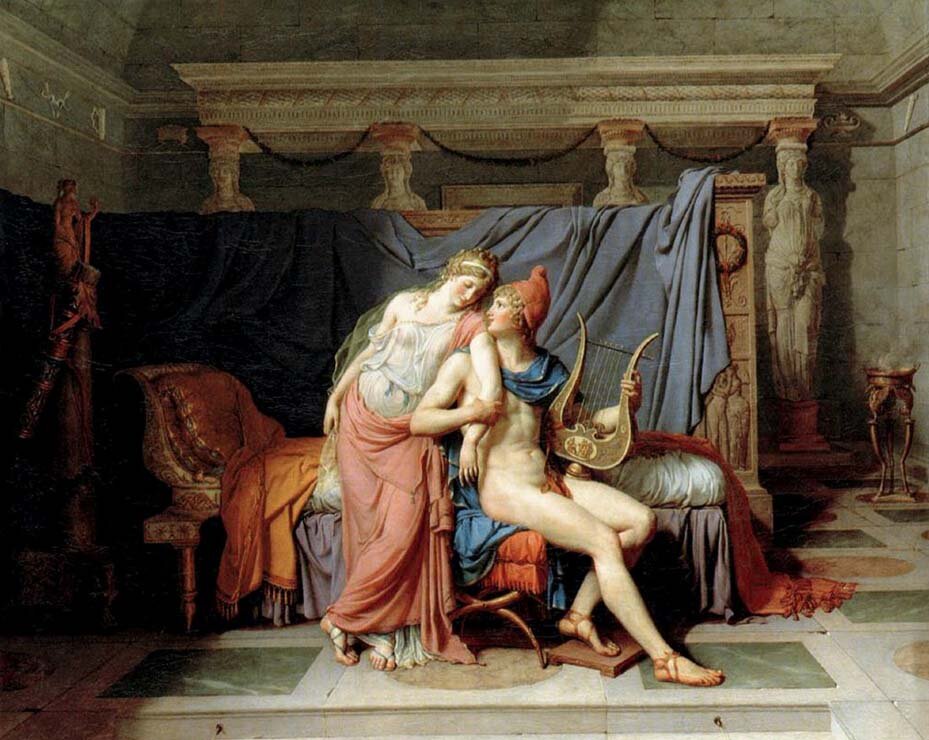 Жак Луи Давид "Любовь Париса и Елены"