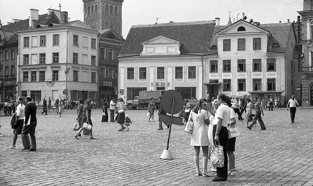 Таллин, Ратушная площадь 1976 год.