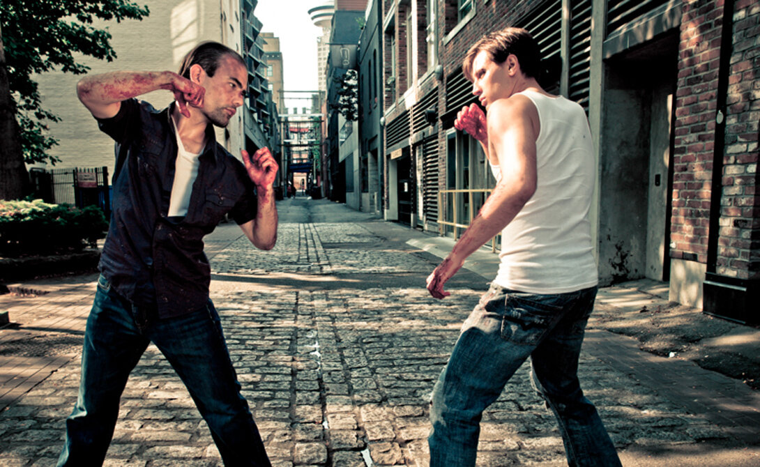 Уличные дуэлянты - "маркизы"...