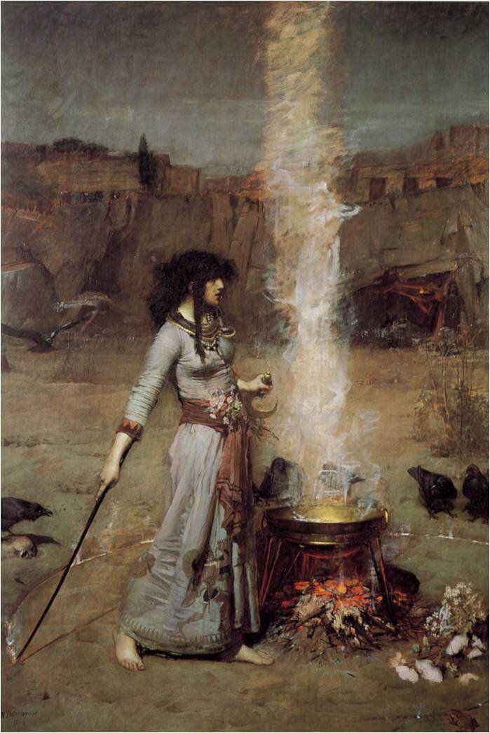 Уотерхаус Д.У. “Магический круг”, 1886