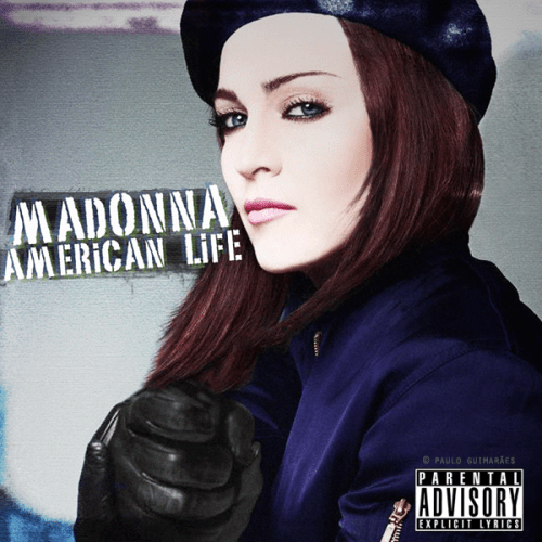 Обложка трека "American  Life" певицы Мадонны