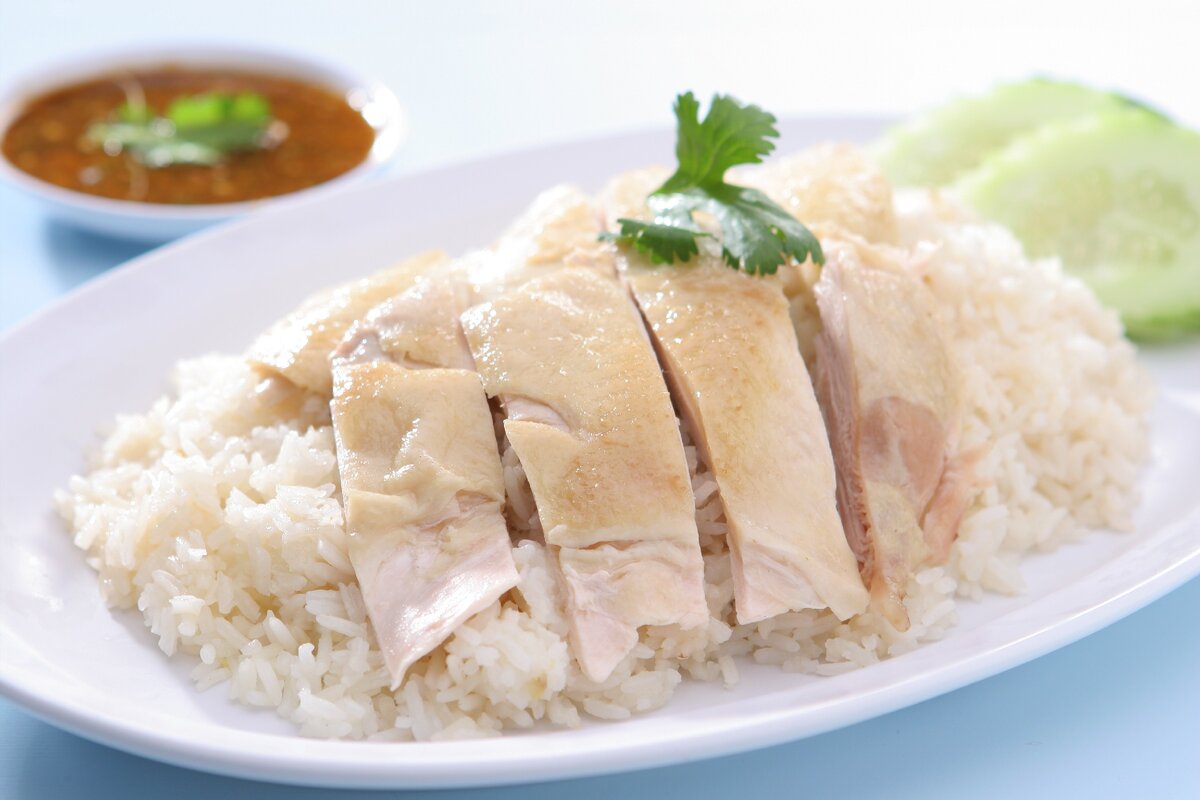 Steam chicken rice фото 17