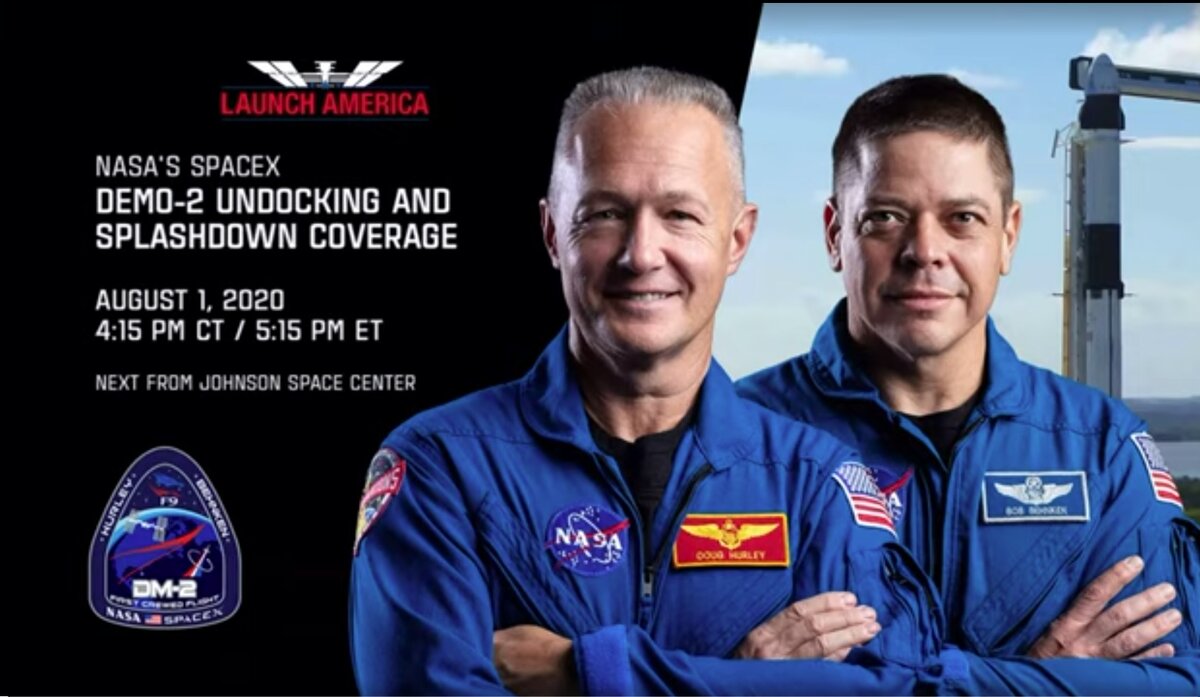 Дуглас Херли и Роберт Бенкен - экипаж первого пилотируемого Дракона