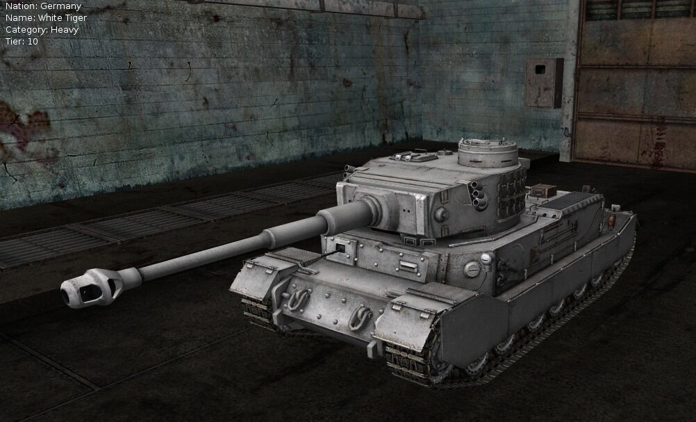 Недавно на стриме у Сервера он случайно это сказанул: "А у меня в ангаре есть танк, которого ни у кого больше нет - Белый Тигр..."
